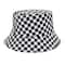 Black &#x26; White Check Bucket Hat by Creatology&#x2122;
